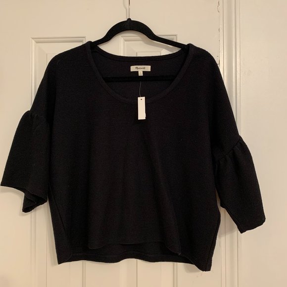 Madewell Texture & Thread Gathered-Sleeve Top - Picture 5 of 7